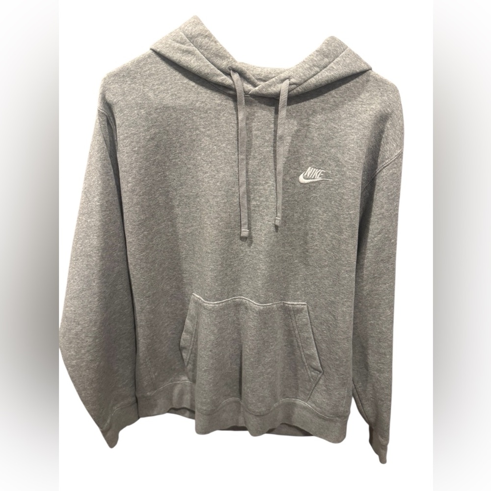 Nike Men's Heather Gray Hoodie